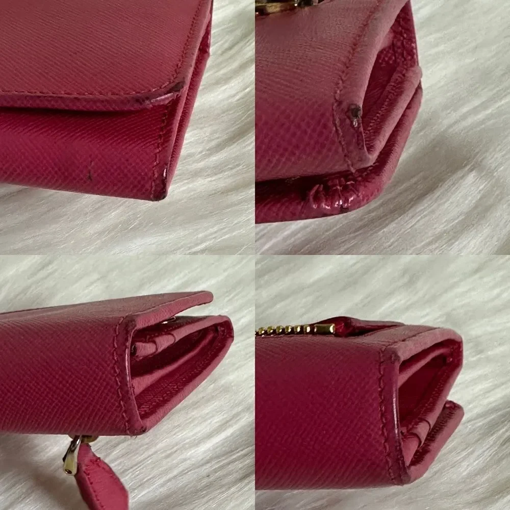 💯Authentic Prada Safiano Long Wallet 🍀